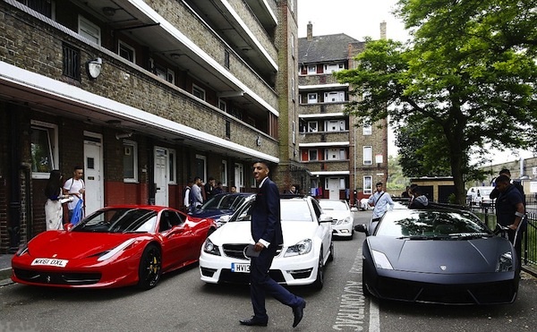 No expense spared! Lamborghinis, Ferraris and Bentleys are hired by TEENAGERS in London…