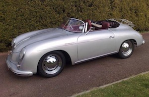 Hire a classic Porsche 356 Speedster. The perfect choice for your wedding car hire.